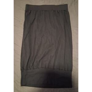 Old Navy Black Cotton Knit Skirt - Size Small